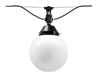 Bruchsal Kugel Linie - Industriální lampa, zavěšení v řadě, více barev, sklo ø 250 mm