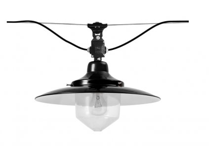 Hannover Spitzzylinder Linie -  Industriální lampa, dole otevřené sklo, zavěšení v řadě, více barev, ø 300-400 mm