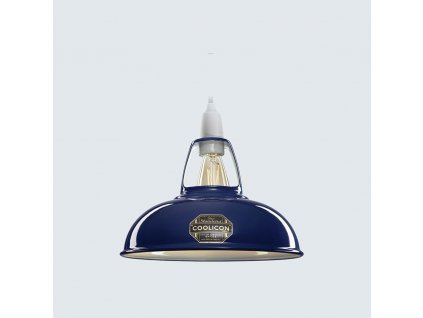 Lampa Coolicon Malá Royal Blue s bakelitovým závěsným setem detail