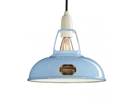 Lampa Coolicon Malá Sky Blue s porcelánovým závěsným setem detail