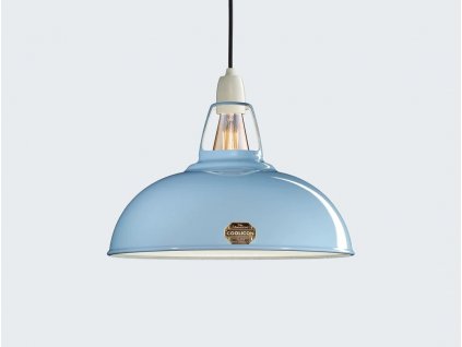 Lampa Coolicon Velká Sky Blue s porcelánovým závěsným setem