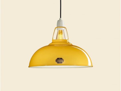 Lampa Coolicon Velká Deep Yellow s porcelánovým závěsným setem