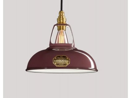 Lampa Coolicon Malá Metropolitan s mosazným závěsným setem detail