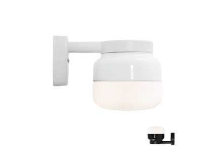 Venkovní nástěnná porcelánová lampa Ohm 140150