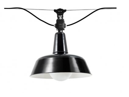 Berlin Kugel Linie - Industriální lampa, skleněná krytka, zavěšení v řadě, více barev, ø 350-600 mm
