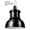 Jena - Mohutná industriální lampa, různé barvy, několik druhů zavěšení, ø 400-500 mm