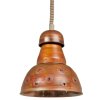 Vulkano Erfurt - Lampa z opalované mědi, ø350-500 mm
