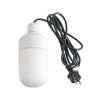 Bílá venkovní porcelánová lampa Ohm se zástrčkou