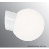 Bílé nástěnné porcelánové svítidlo Classic Globe velikost M, matné