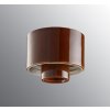 Porcelánová základna 84,5 mm, patice E27 hnědá