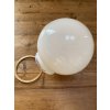 Kulatá krytka z mléčného skla MEDIUM