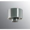 Porcelánová základna 84,5 mm, patice E27 šedá