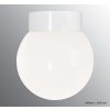 Bílé porcelánové svítidlo Classic Globe velikost L 200 mm