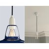 Lampa Coolicon Malá Royal Blue E14 závěsný set porcelán