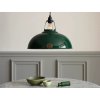 Lampa Coolicon Velká Original Green s bakelitovým závěsným setem realizace