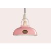 Lampa Coolicon Malá Powder Pink s porcelánovým závěsným setem detail