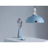 Lampa Coolicon Velká Sky Blue s porcelánovým závěsným setem realizace