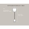 Coolicon Porcelanova lampa mala E14