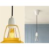 Lampa Coolicon Velká Deep Yellow E27 závěsný set porcelán