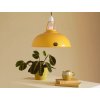 Lampa Coolicon Velká Deep Yellow s porcelánovým závěsným setem realizace