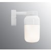 Venkovní nástěnná porcelánová lampa Ohm 100210 bílá, mléčná