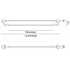 Line - Minimalistické LED svítidlo, různé barvy, 903 - 1813 mm