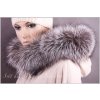 Kožešinový lem ze stříbrné lišky - L012