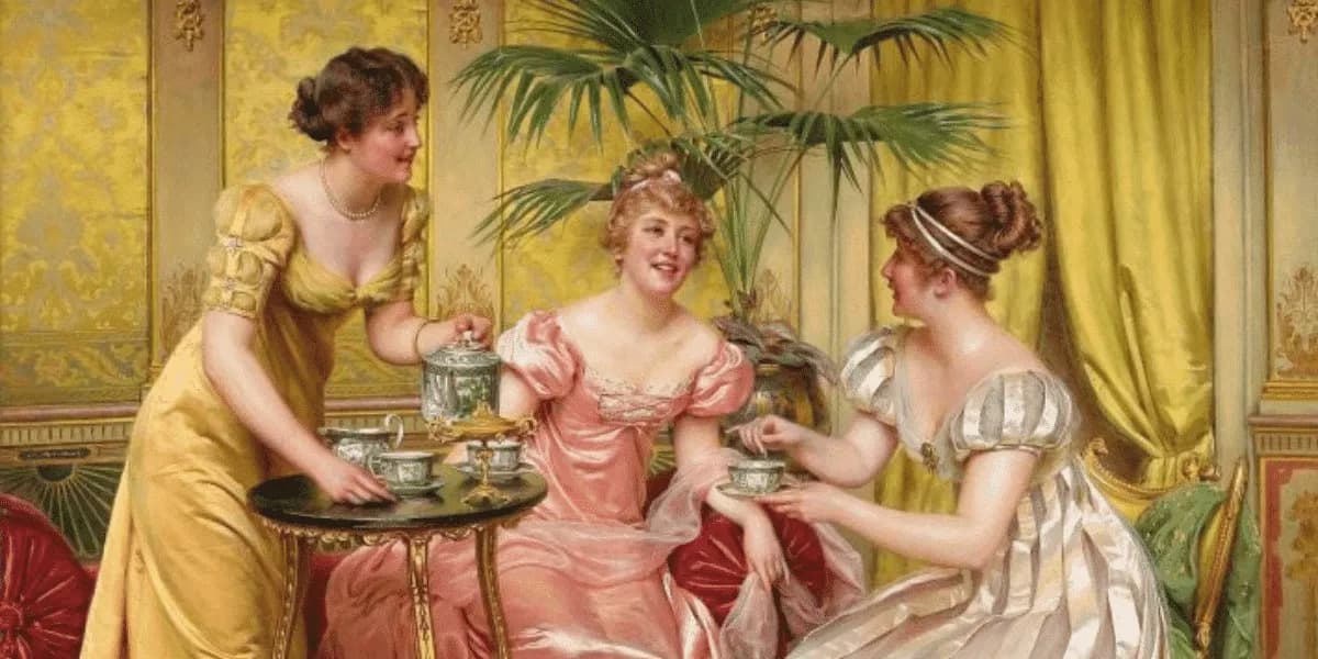 Victorian-era-tea-scene