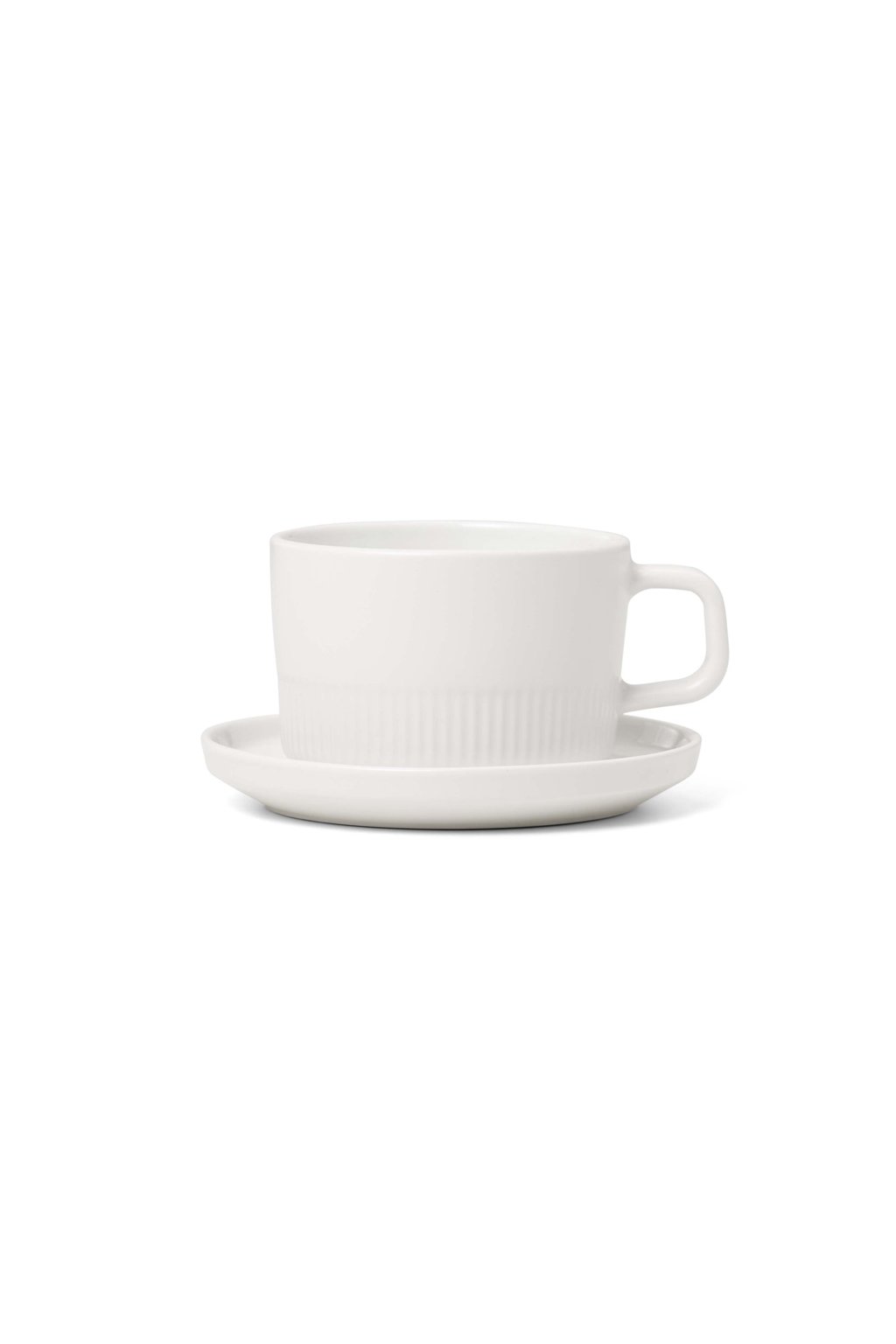 moments coffee cup and saucer chalk white d