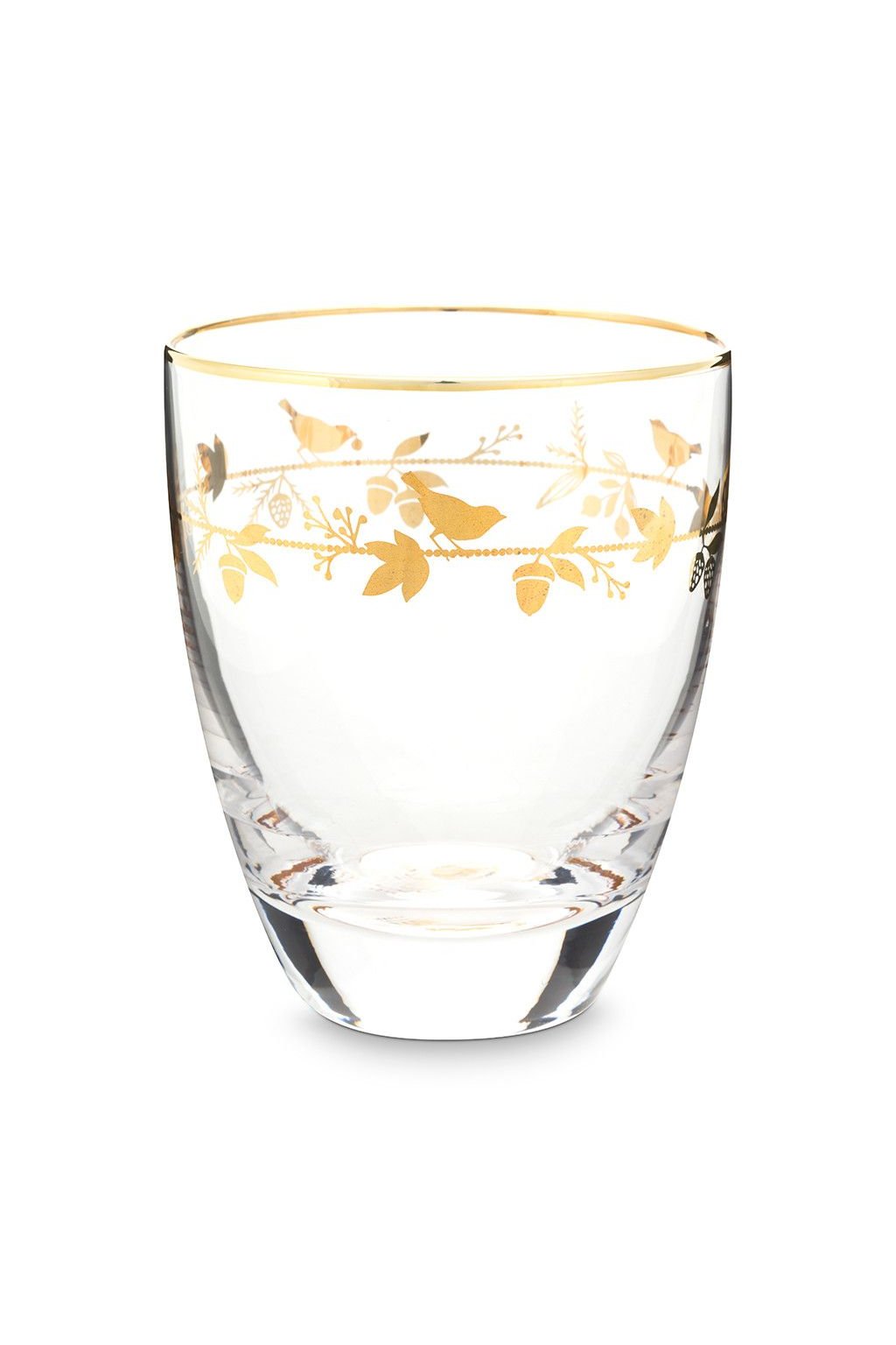 sklenený pohár so zlatými detailmi pip studio winter wonderland