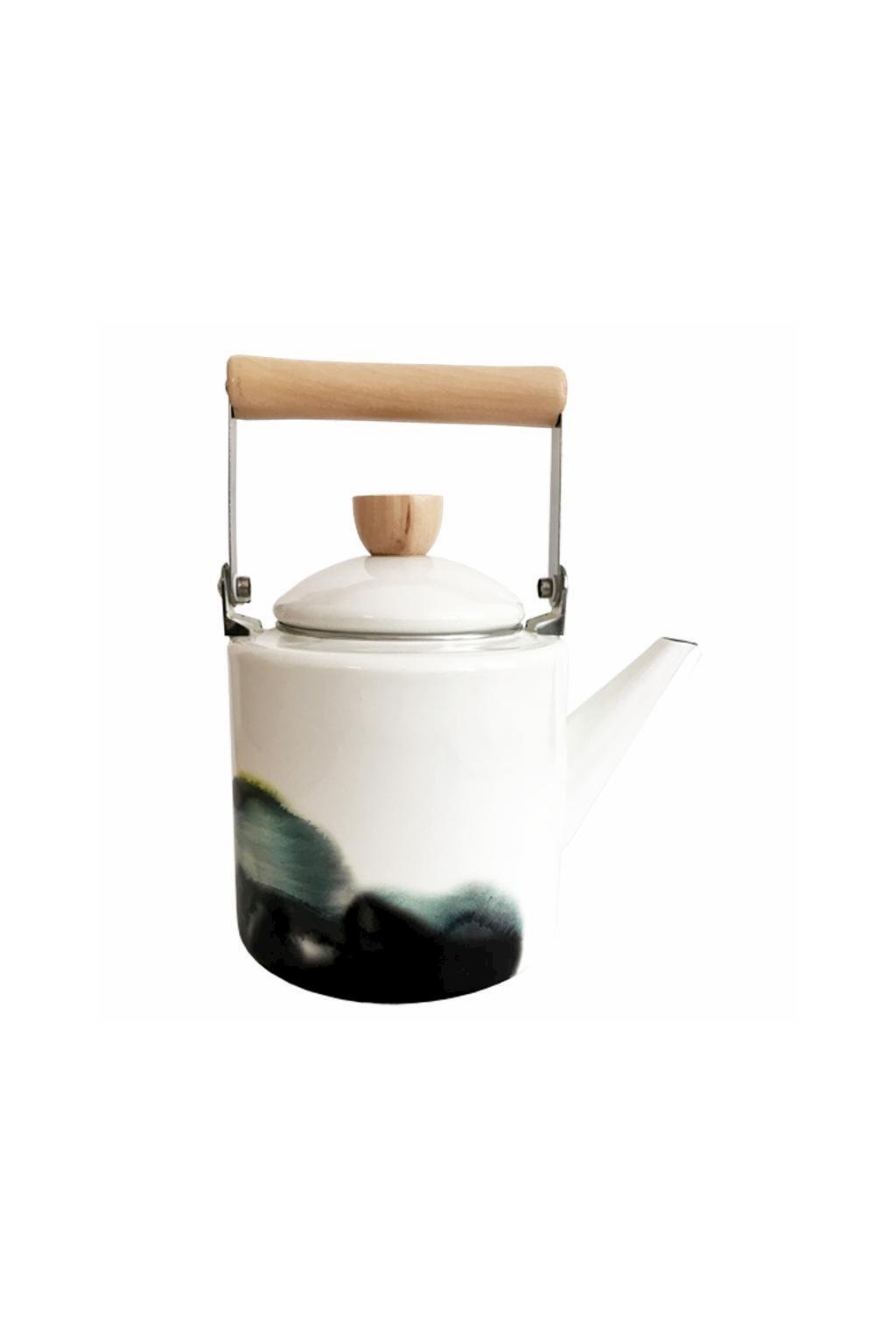 Smaltovaný čajník Aquarel