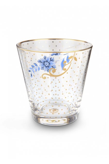 Sklený pohár Royal so zlatými ozdobami