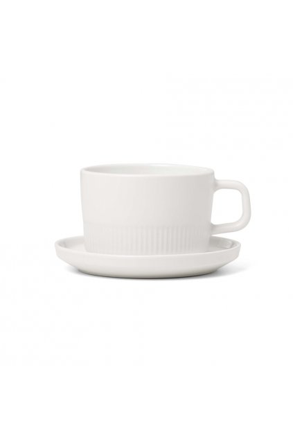 moments coffee cup and saucer chalk white d