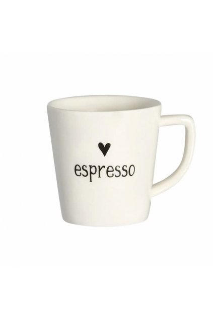 espresso šálky biela porcelán