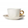 Šálka na kávu s tanierikom Masterpiece biela