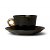 Šálka na kávu Masterpiece tmavá 220 ml