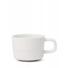 Minimalisticka biela šálka na espresso 100 ml