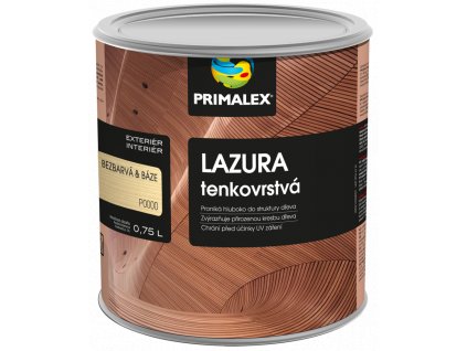Primalex tenkovrstvá lazúra bezfarebná