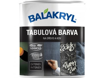 Balakryl tabuľová farba čierna 0,7kg