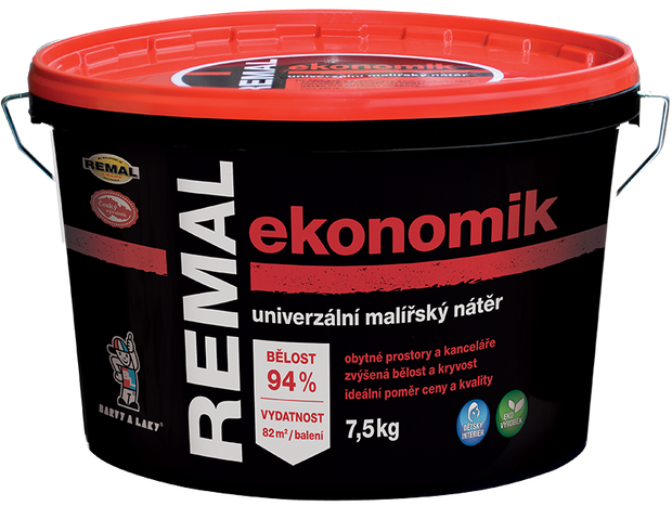 REMAL EKONOMIK - interiérová farba Balenie: 7,5kg