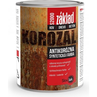 Korozal základná farba na kov biely 1kg