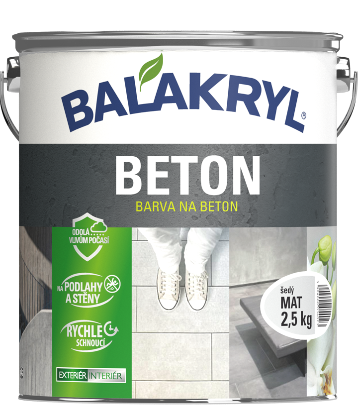 Balakryl betón farba na betónové plochy Balenie: 5kg