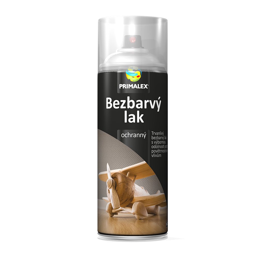 Primalex bezfarebný lak v spreji Farba: Lesk