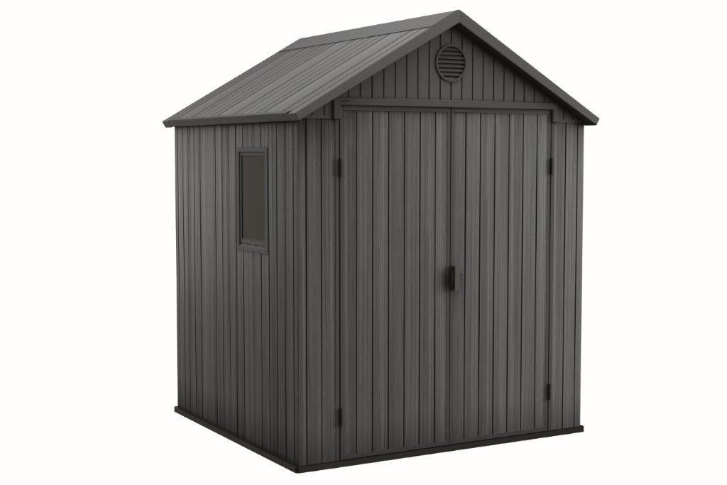 Keter Darwin 6 x 6, Záhradný domček s podlahou ROZMERY: (Š x V x H): 182 x 218 x 189 cm Farba: Šedý