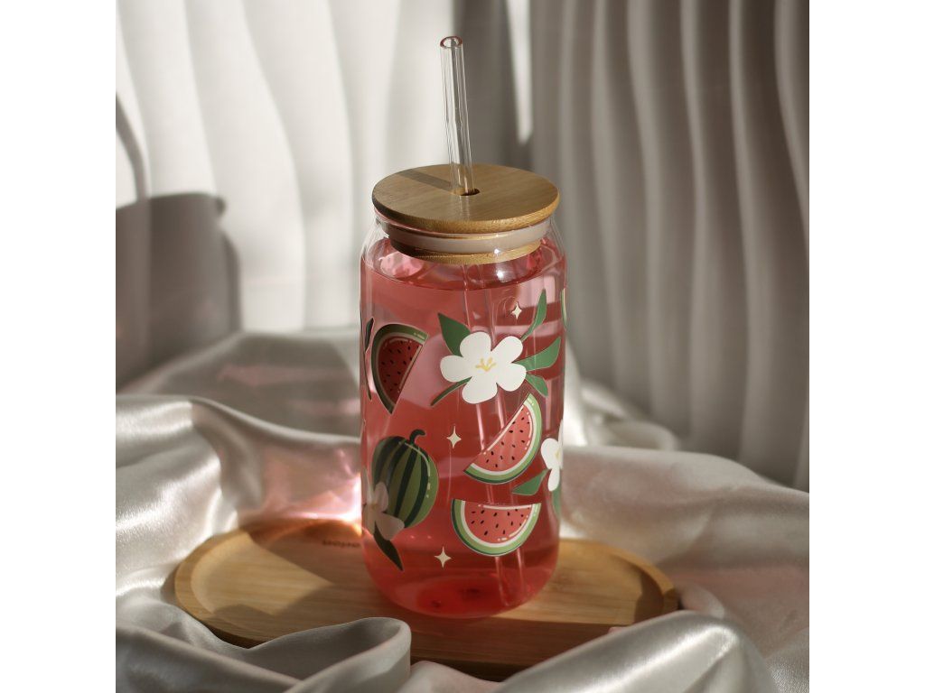 Sklenice ve tvaru plechovky Watermelon Sugar