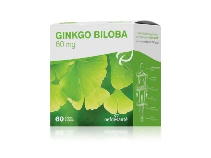 Ginkgo biloba 60 mg - 60 kapslí