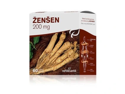 Ženšen 200 mg - 60 kapslí