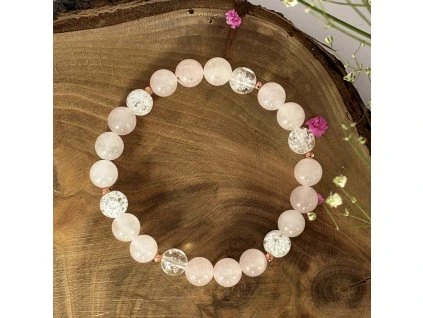 Náramek krásy Růženín & Křišťál