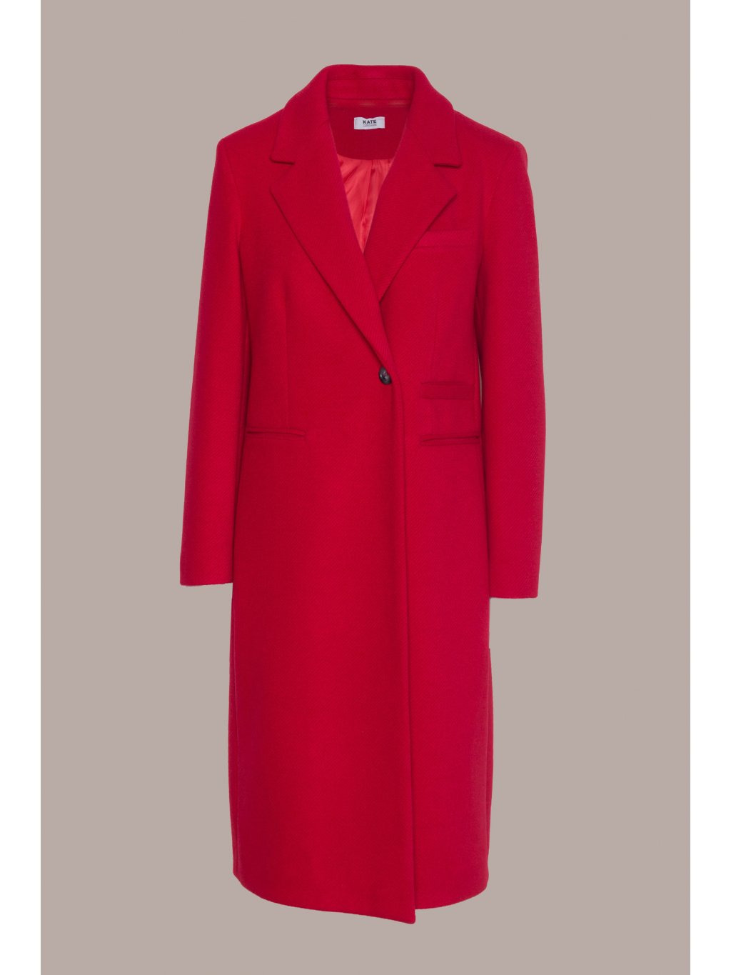 Dámský červený kabát Kate - De la Vie