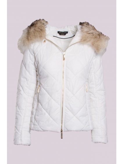 Dámská bílá zimní bunda Roberta Biagi
